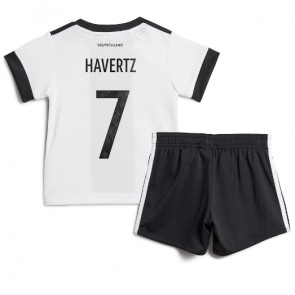 Tyskland Kai Havertz #7 babykläder Hemmatröja barn VM 2022 Korta ärmar (+ Korta byxor)